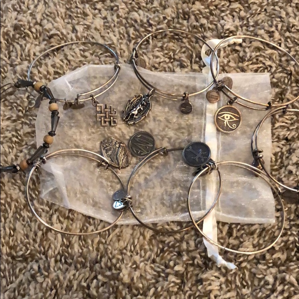 8 Bracelets!!! Alex And Ani Bracelets, Set Of 8 - image 1